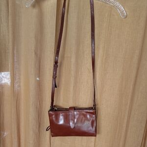 Margot Brown Leather Shoulder Bag